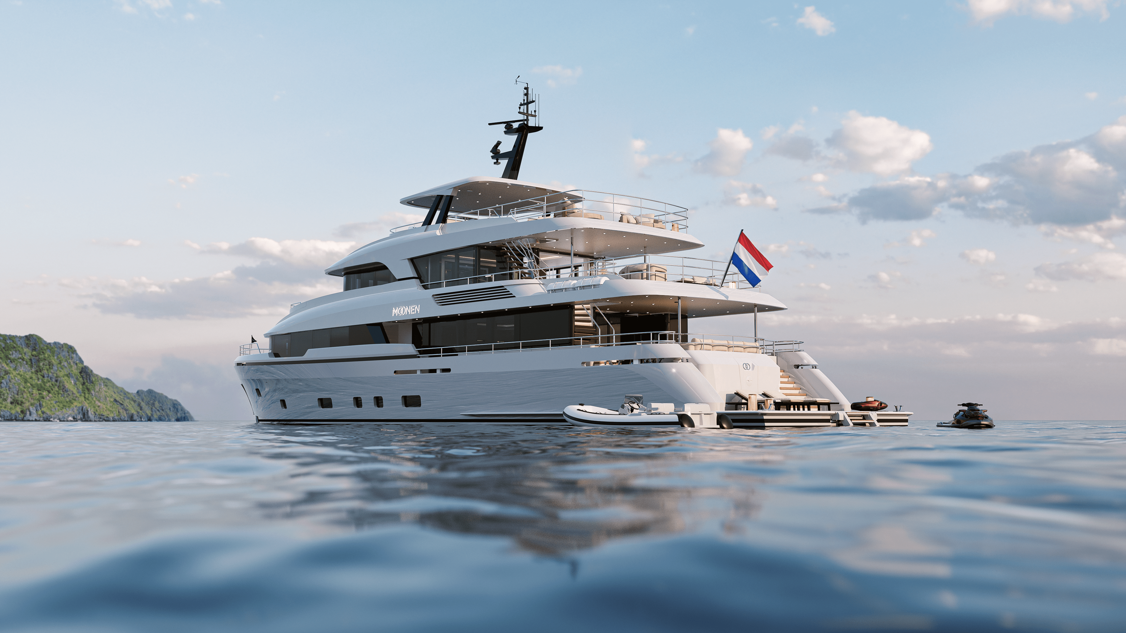 Dutch yacht - Moonen 122 Martinique YN206 built by Moonen Yachts.