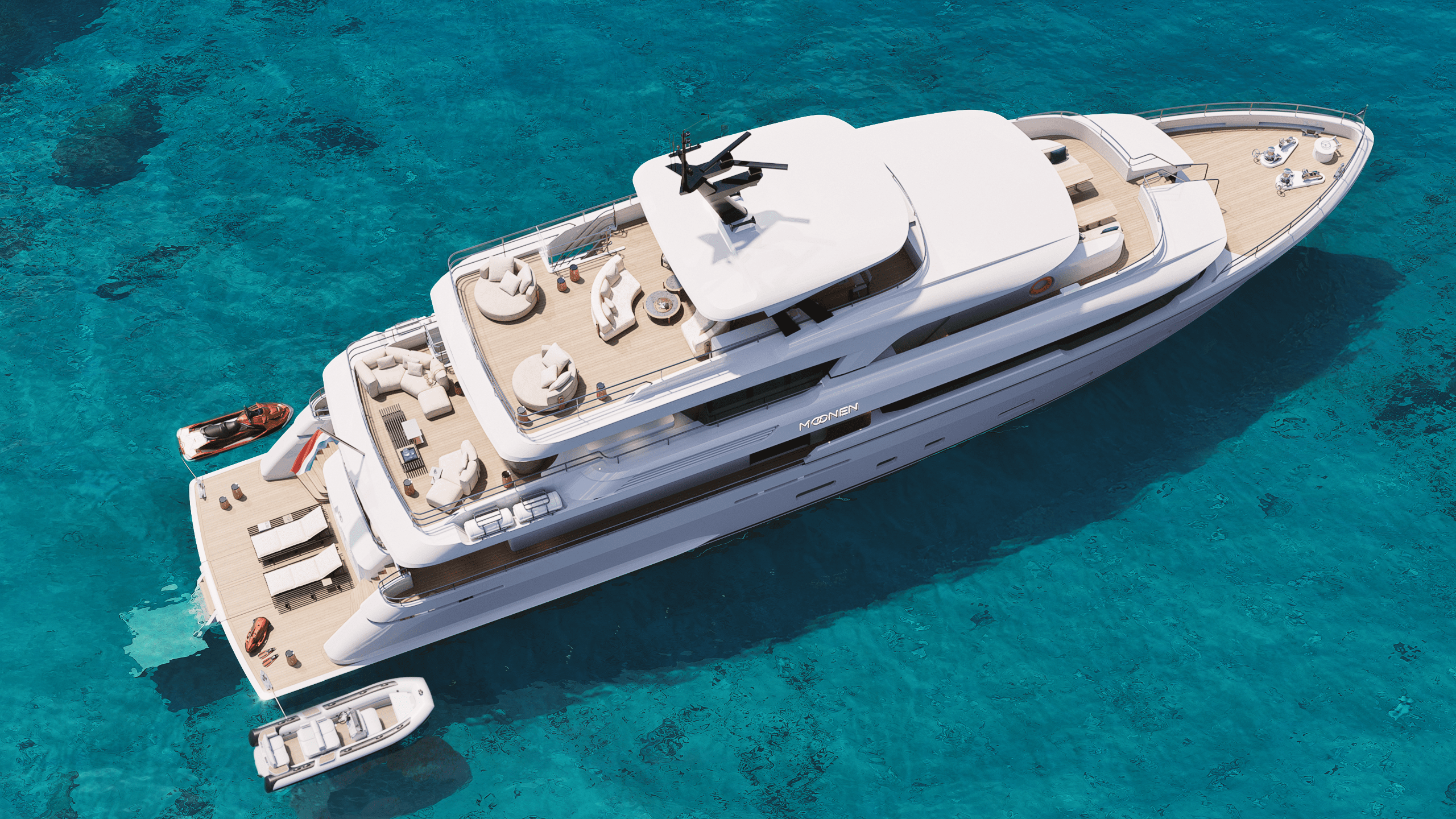 Dutch yacht - Moonen 122 Martinique YN206 built by Moonen Yachts.